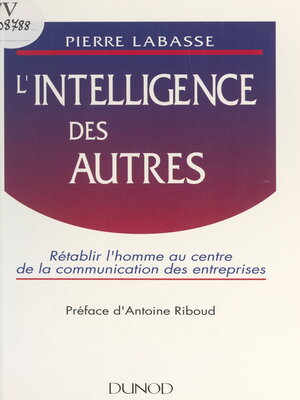 cover image of L'intelligence des autres